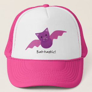 Niedlicher und sonniger rosa Battastiker Truckerkappe