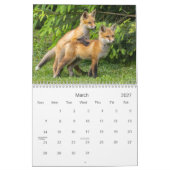 Niedlicher und sonniger Rotfüchskalender Kalender (Mär 2027)