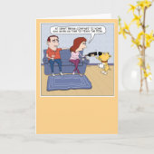 Niedlicher und sonniger Trainingshund zum Pour Win Karte (Gelbe Blume)