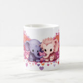 Niedlicher und sonniger Valentinstag für Kinder 18 Kaffeetasse (Mittel)
