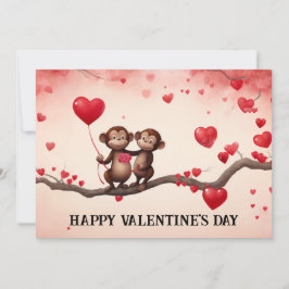 Niedlicher und sonniger Valentinstag für Kinder #3 Feiertagskarte