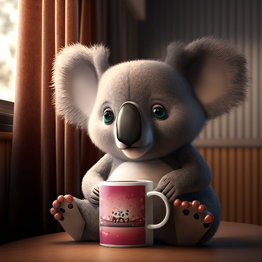 Niedlicher und sonniger Valentinstag für Kinder 7 Kaffeetasse