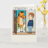 Niedlicher und sonniger verwirrter Geburtstag Karte (Gelbe Blume)