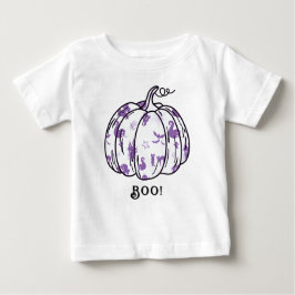 Niedlicher und Spooker Lila Jack-O’-Lantern Baby T-shirt