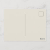 Niedlicher und spöttischer Geist mit Jack-o''-Lant Postkarte (Rückseite)