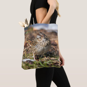 Niedlicher und spunky Lincolns Sparrow Tasche