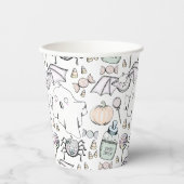 Niedlicher und süßer Halloween-Kindergeburtstag Pappbecher (Vorderseite)