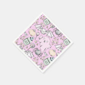 Niedlicher und süßer Halloween-Kindergeburtstag Serviette (Ecke)