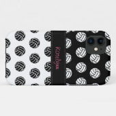 Niedlicher und Trendy Polka-Punkt-Volleyball Case-Mate iPhone Hülle (Rückseite (Horizontal))