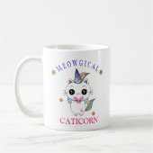 Niedlicher Unicorn Caticorn Kaffeetasse (Links)