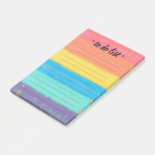 Niedlicher Unicorn färbt Anmerkungen Post-it Klebezettel (angewinkelt)