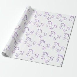 Niedlicher Unicorn Geschenkpapier