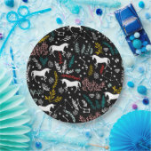 Niedlicher Unicorn-Papierplatte Pappteller (Party)