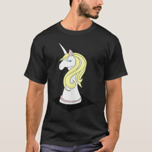Niedlicher Unicorn-Ritter Cartoon für Girls Zukunf T-Shirt