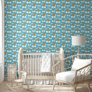 Niedlicher Unisex-Kinderzimmer Tapete