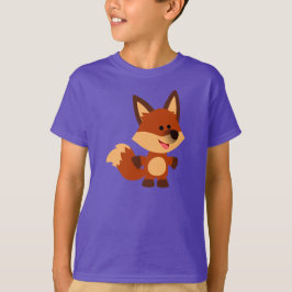 Niedlicher unschuldiger Cartoon Fox Children T - S T-Shirt