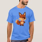 Niedlicher unschuldiger Cartoon Fox T - Shirt (Vorderseite)