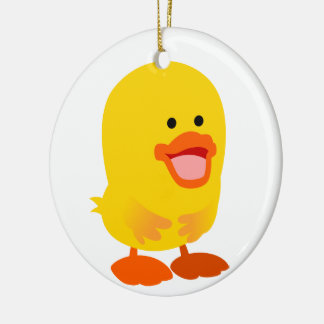 Niedlicher unschuldiger Cartoon Keramik Ornament