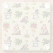 Niedlicher Untersetzer für Weihnachtselemente (Rückseite)