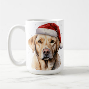 NIEDLICHER URLAUB CHRISTMAS YELLOW LABRADOR RETRIE KAFFEETASSE