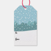 Niedlicher Urlaub in Boston Terrier Geschenkanhänger (Rückseite)