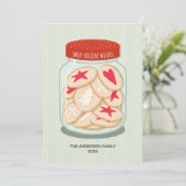 Niedlicher Urlaub wünscht Weihnachten (Stehend Vorderseite)