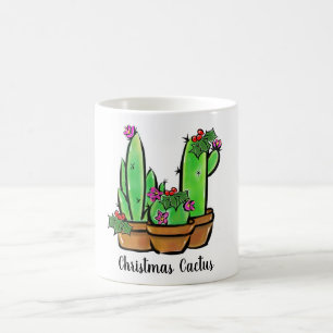 Niedlicher Urlaub Xmas Cactus cacti succuli Kaffeetasse