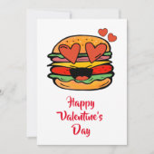 Niedlicher Valentinburger Feiertagskarte (Vorderseite)