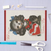 Niedlicher Valentiner Welpe jemals!! Seidenpapier (Handwerk)