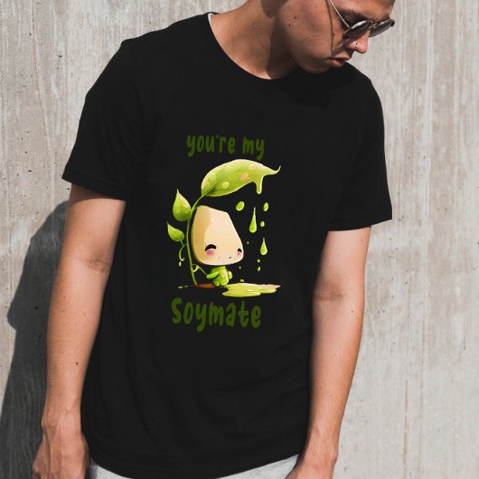 Niedlicher Valentinstag bist du meine Soymate T-Shirt