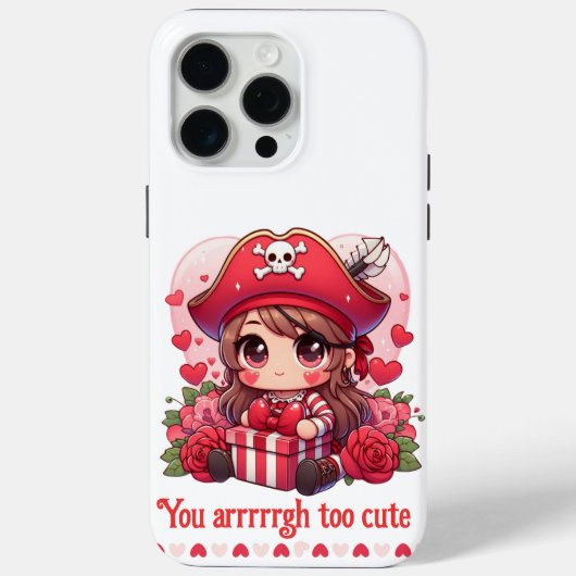 Niedlicher Valentinstag Case-Mate iPhone Hülle (Rückseite)