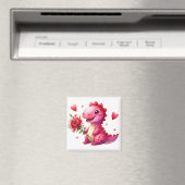 Niedlicher Valentinstag-Dinosaurier Magnet (In Situ (Geschirrspüler))