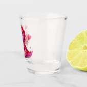 Niedlicher Valentinstag-Dinosaurier Schnapsglas (Rechts)