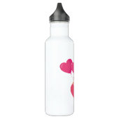 Niedlicher Valentinstag Edelstahlflasche (Links)