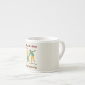 Niedlicher Valentinstag Espressotasse (Vorderseite Rechts)