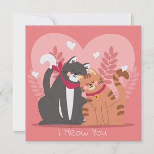 Niedlicher Valentinstag Feiertagskarte