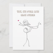 niedlicher Valentinstag Feiertagskarte (Vorderseite)