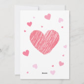 niedlicher Valentinstag Feiertagskarte (Rückseite)