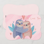Niedlicher Valentinstag Feiertagskarte (Vorne/Hinten)