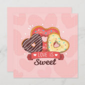 Niedlicher Valentinstag Feiertagskarte (Vorne/Hinten)