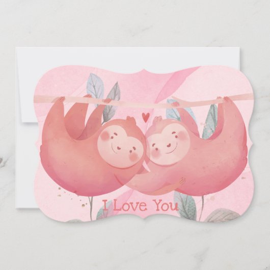 Niedlicher Valentinstag Feiertagskarte (Vorderseite)