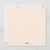 Niedlicher Valentinstag Feiertagskarte (Rückseite)