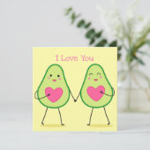 Niedlicher Valentinstag Feiertagskarte (Stehend Vorderseite)