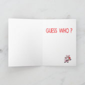 Niedlicher Valentinstag Feiertagskarte (Innenseite)