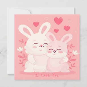 Niedlicher Valentinstag Feiertagskarte