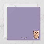 Niedlicher Valentinstag Feiertagskarte (Rückseite)