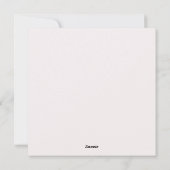 Niedlicher Valentinstag Feiertagskarte (Rückseite)