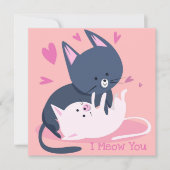 Niedlicher Valentinstag Feiertagskarte (Vorderseite)