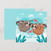 Niedlicher Valentinstag Feiertagskarte (Vorne/Hinten)