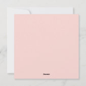 Niedlicher Valentinstag Feiertagskarte (Rückseite)